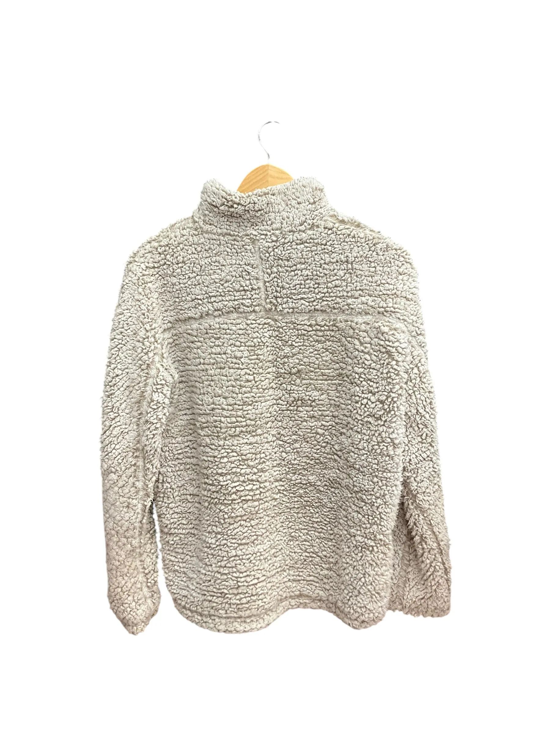Jacket Faux Fur & Sherpa By Thread And Supply In Grey, Size: S