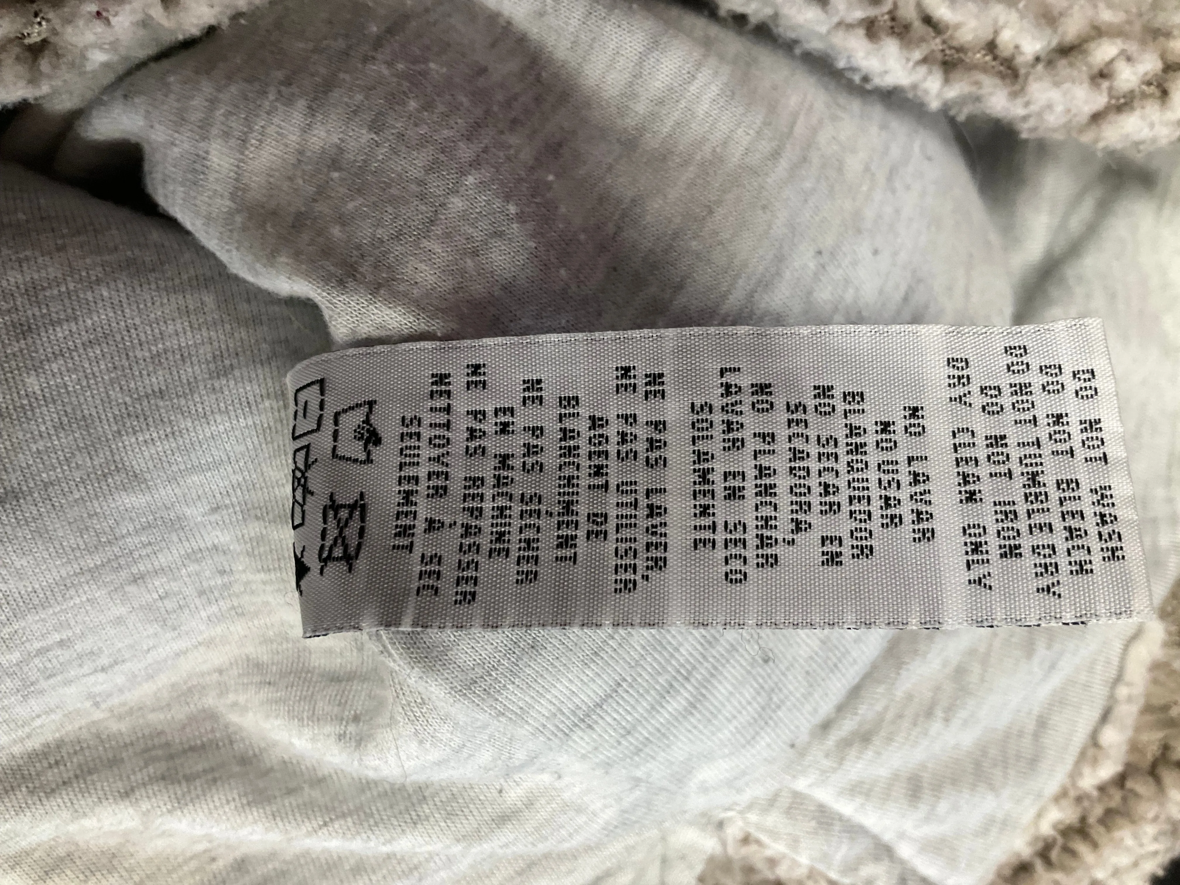 Jacket Faux Fur & Sherpa By Thread And Supply In Grey, Size: S