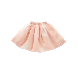 Layered Organza Party Skirt - Pink