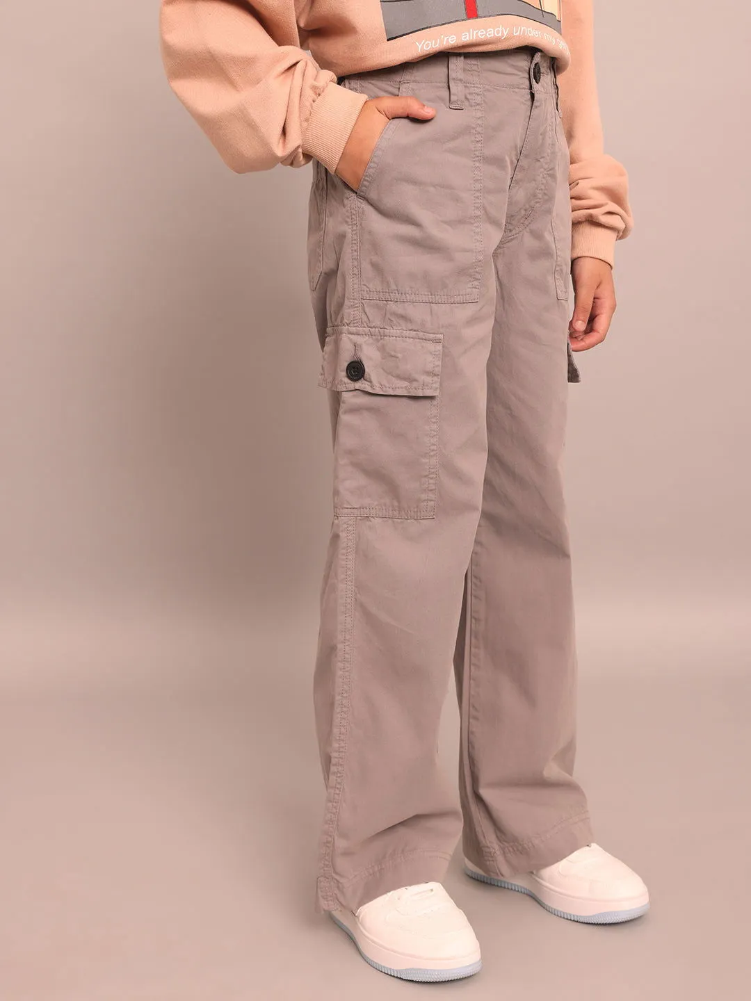 Light grey cargo pants
