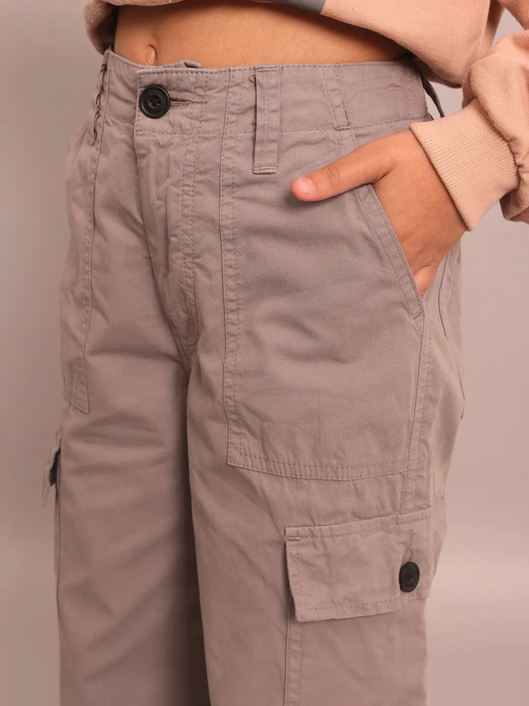 Light grey cargo pants