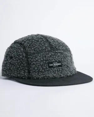 Linus Fleece 5 Panel Cap - Black