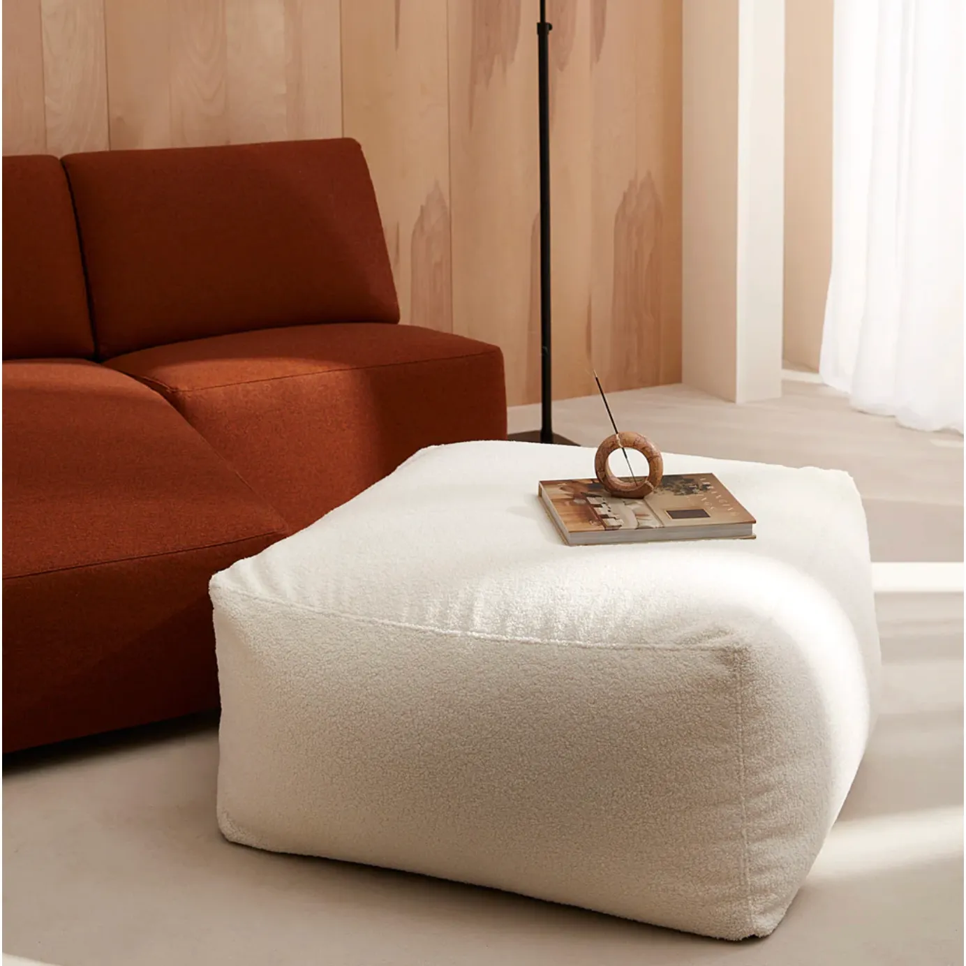Lori Sherpa Ottoman