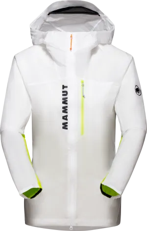 Mammut Women&#x27;s Aenergy WB Hooded Jacket White-Highlime | Buy Mammut Women&#x27;s Aenergy WB Hooded Jacket White-Highlime here | Outnorth