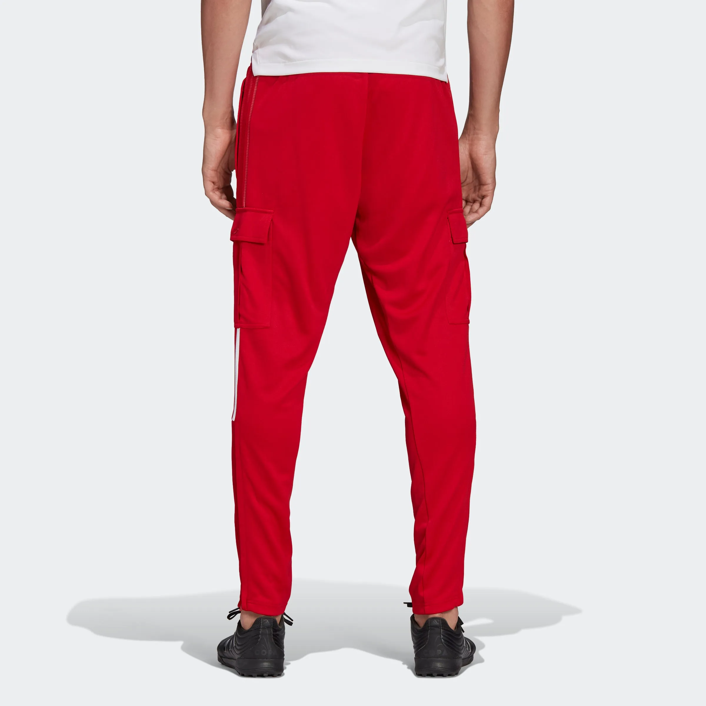 Men's adidas Soccer Tiro Cargo Track Pants Red