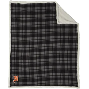 Midd North Hockey Flannel Sherpa Blanket