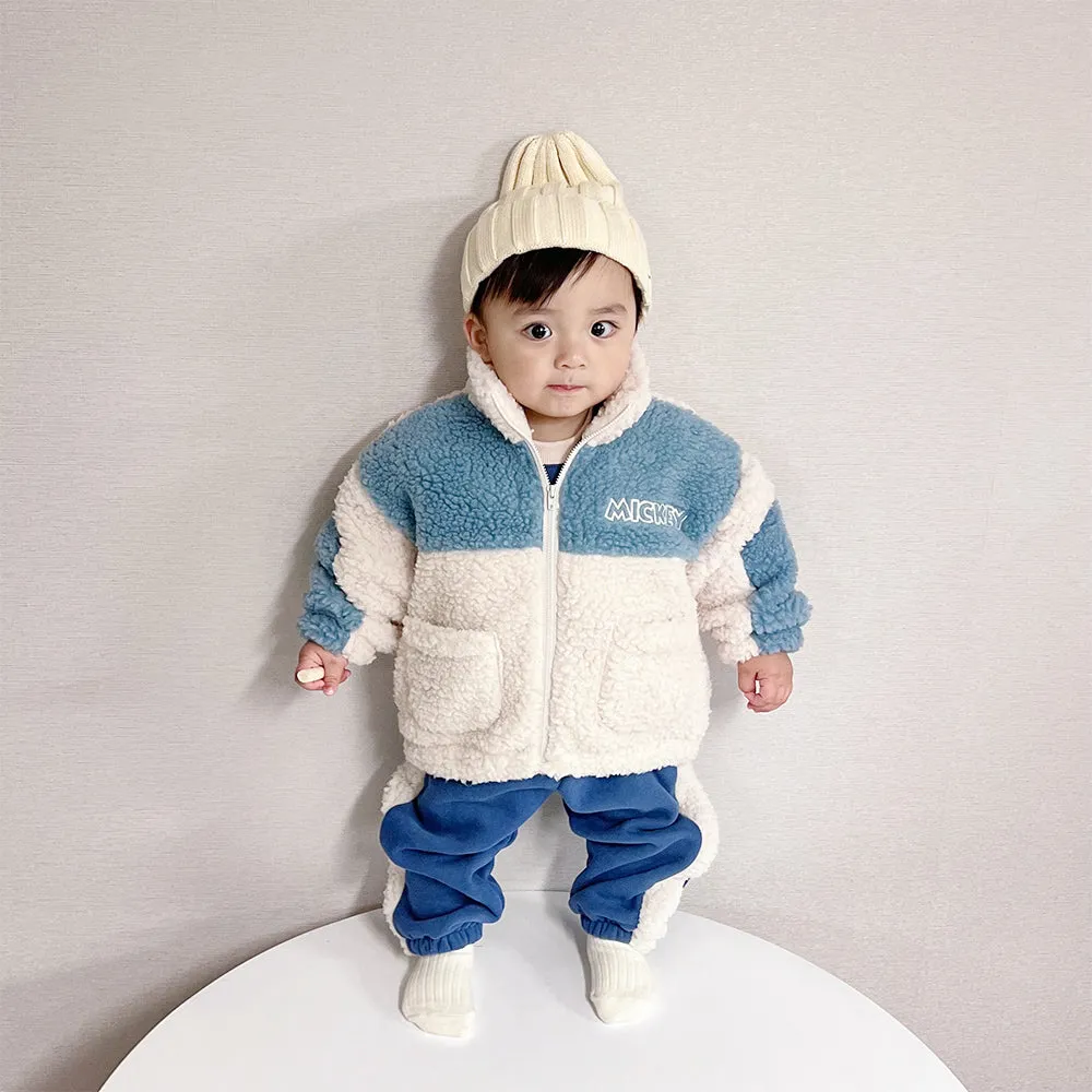 Mouse Sherpa Jacket | Blue