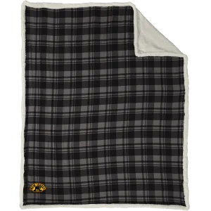 NJ Bears Flannel Sherpa Blanket