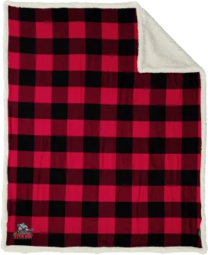 NJ Titans Flannel Sherpa Blanket