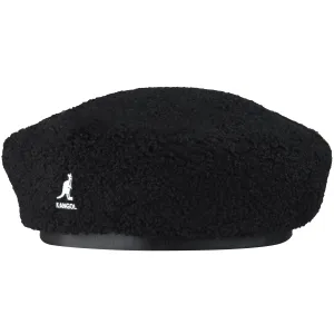 Nylon Plush Reversible Beret
