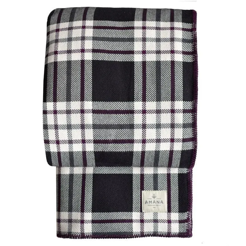 Off the Grid Cotton Throw with Sherpa Backing