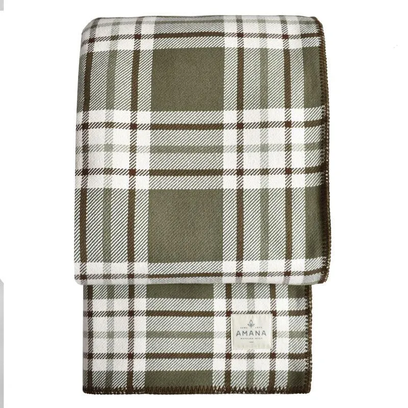 Off the Grid Cotton Throw with Sherpa Backing