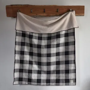 Off the Grid Cotton Throw with Sherpa Backing