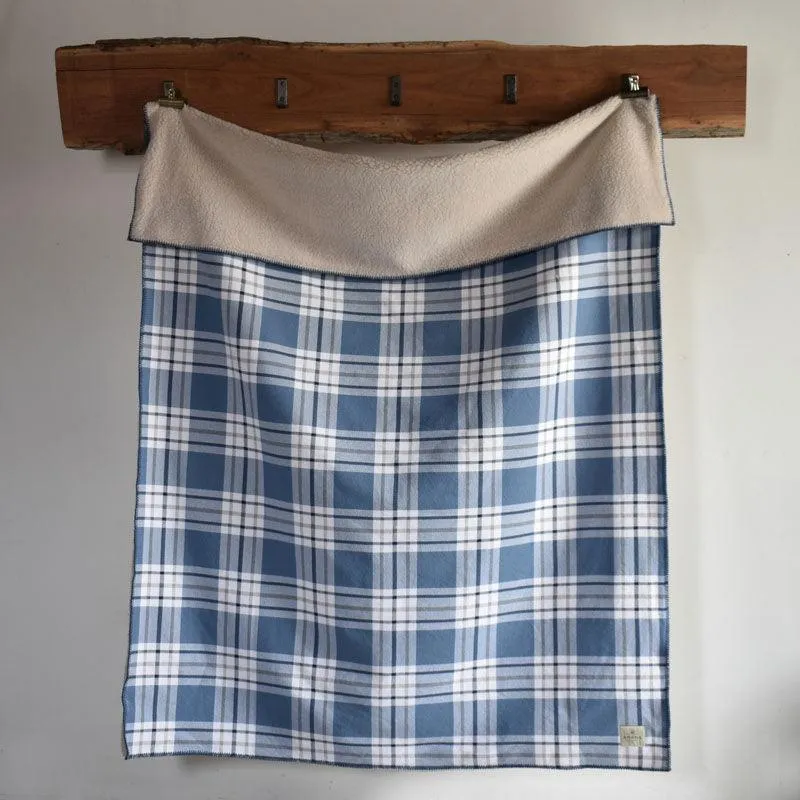 Off the Grid Cotton Throw with Sherpa Backing