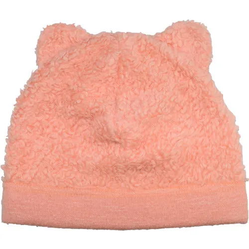 Organic Cotton Sherpa Child Bear Beanie-SALE