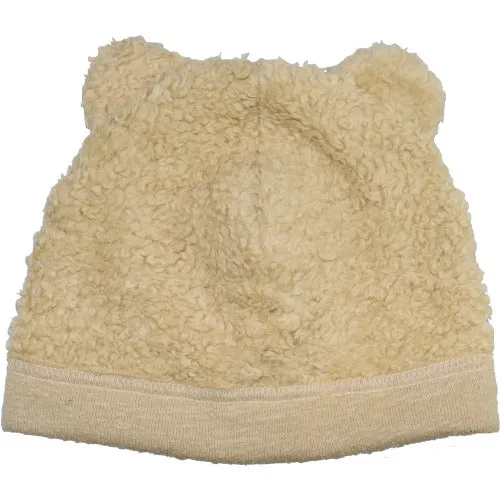 Organic Cotton Sherpa Child Bear Beanie-SALE