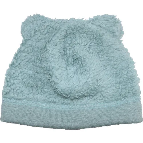 Organic Cotton Sherpa Child Bear Beanie-SALE