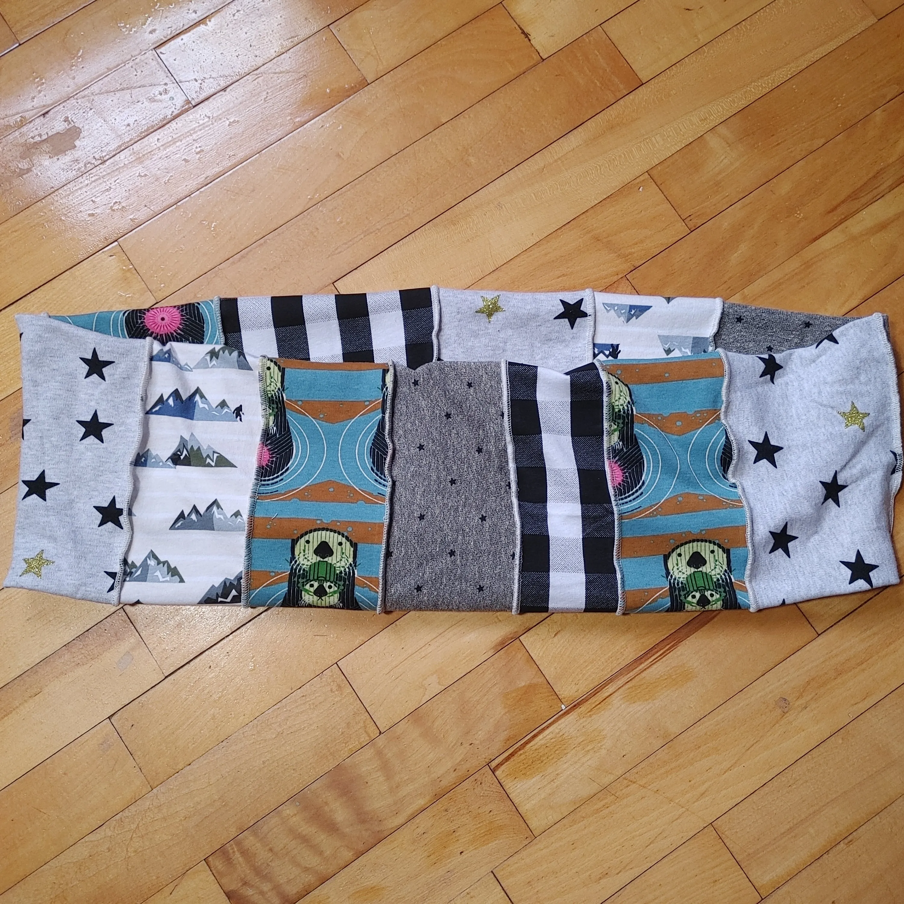 Otters/Mountains/Stars/Plaid Infinity Scarf