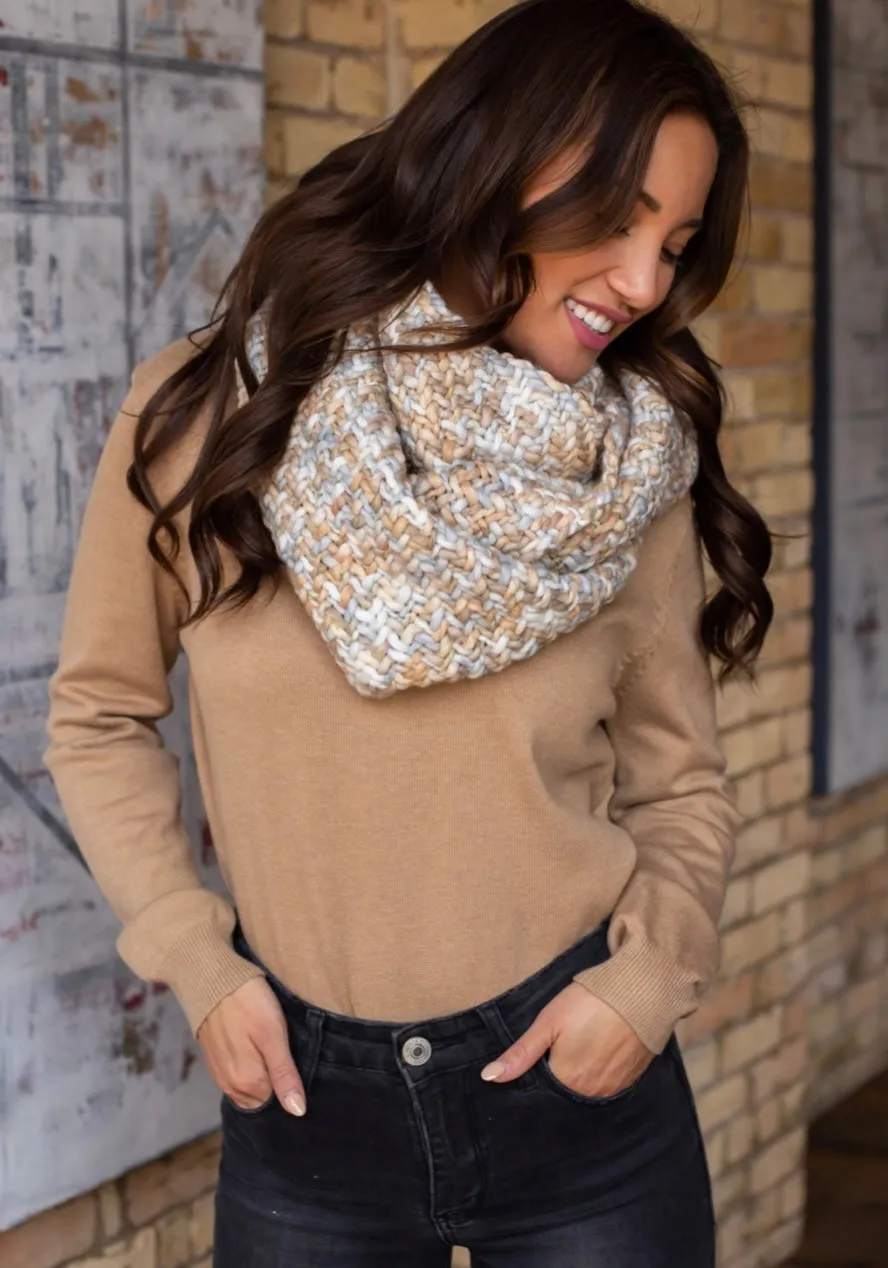 Parker Loom Woven Infinity Scarf