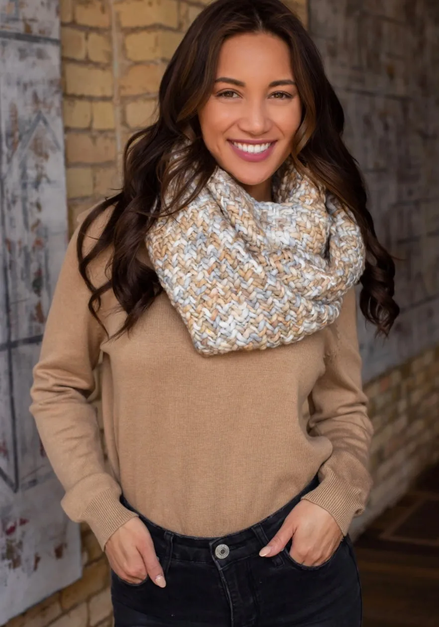 Parker Loom Woven Infinity Scarf