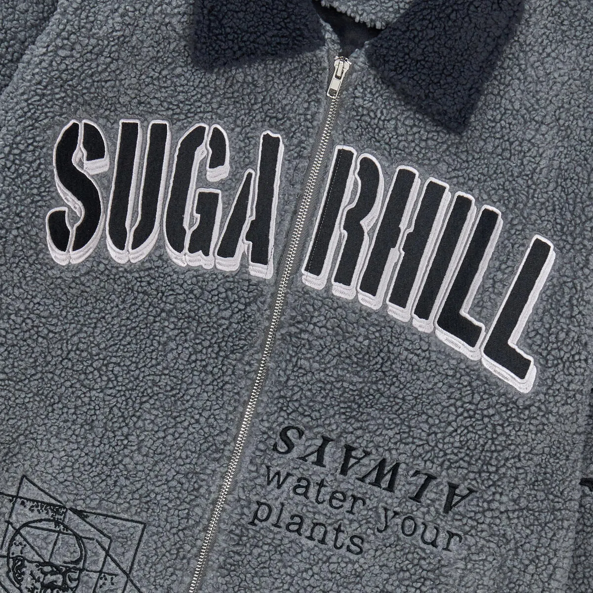 "Growth" Sherpa Jacket - Gunsmoke