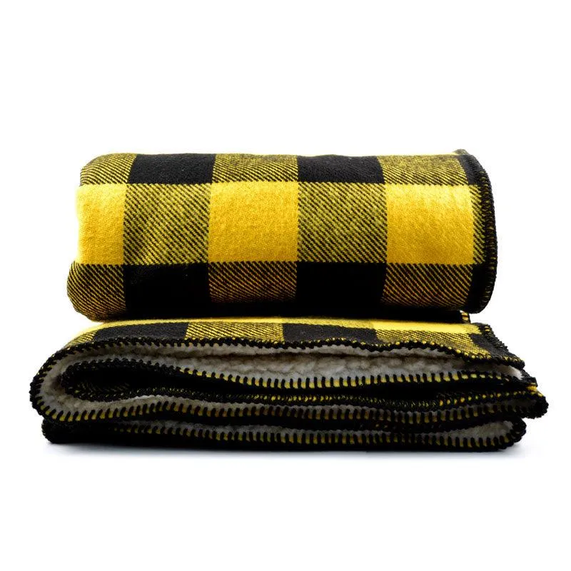 Rob Roy Cotton Throw with Sherpa Backing