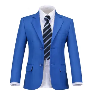 Royal Blue Boys Formal Fit Blazer, School Jacket