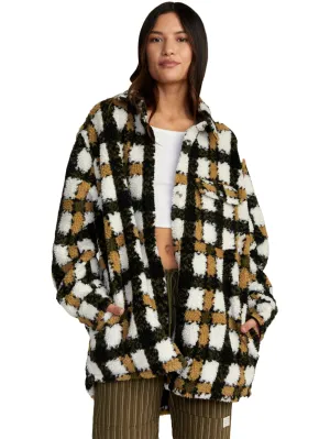 RVCA Birdie Shacket Flannel Jacket