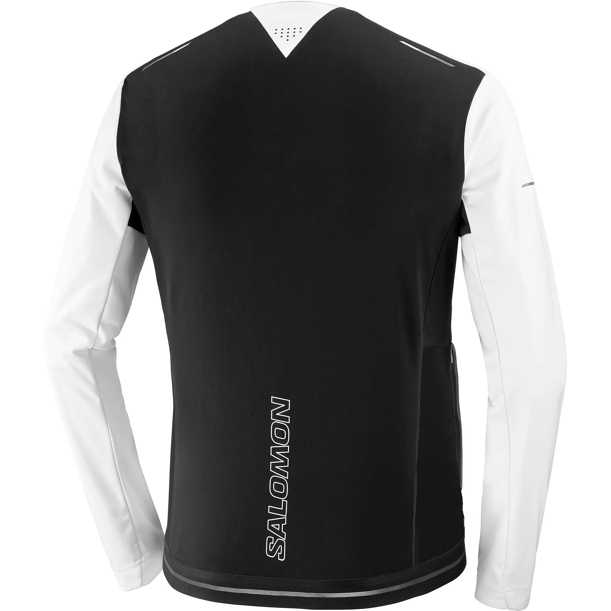 Salomon Men&#x27;s GORE-TEX INFINIUM WINDSTOPPER Softshell Jacket White/Deep Black | Buy Salomon Men&#x27;s GORE-TEX INFINIUM WINDSTOPPER Softshell Jacket White/Deep Black here | Outnorth