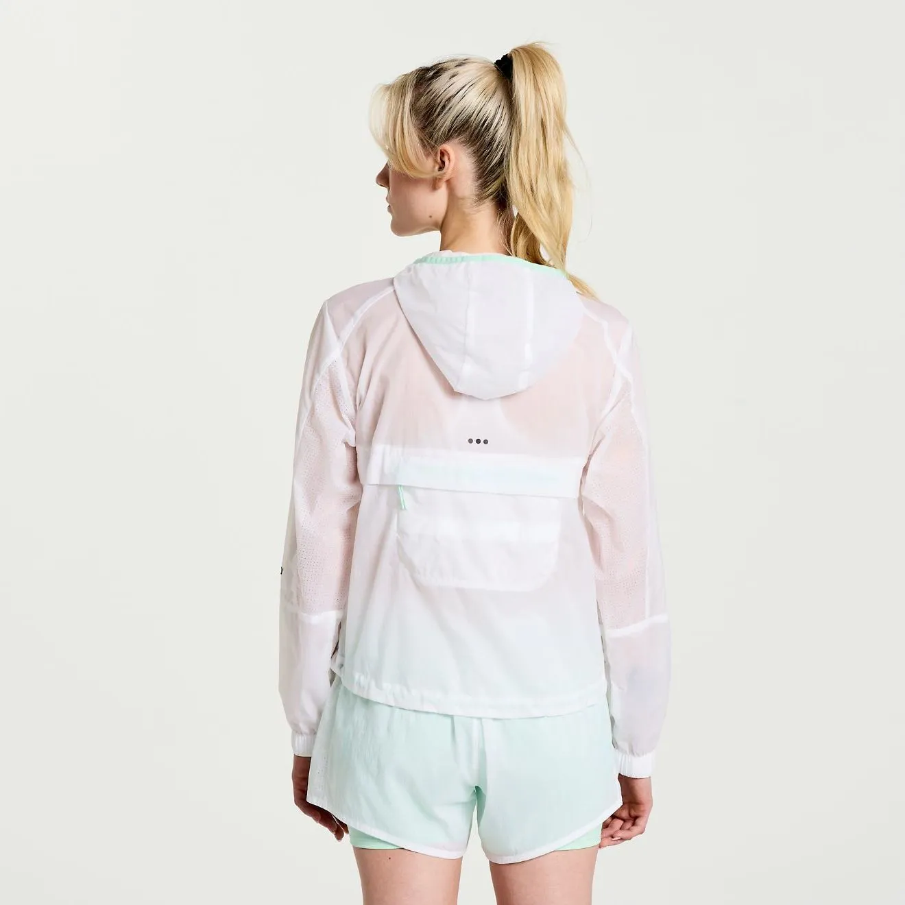 Saucony Women&#x27;s Elevate Packaway Jacket White | Buy Saucony Women&#x27;s Elevate Packaway Jacket White here | Outnorth