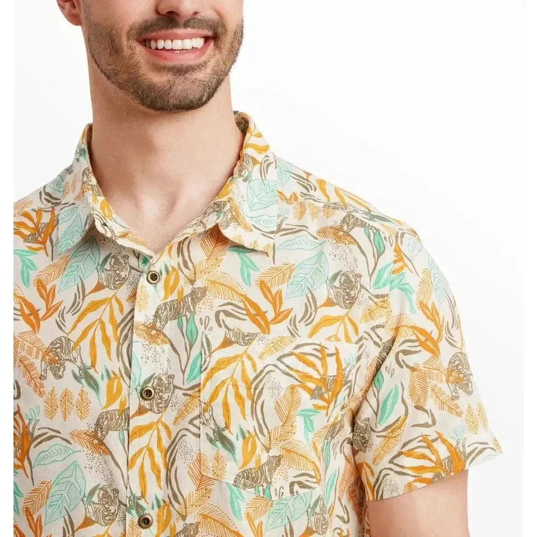 Sherpa Adventure Gear Men's Tiger Leaf Short Sleeve Shirt