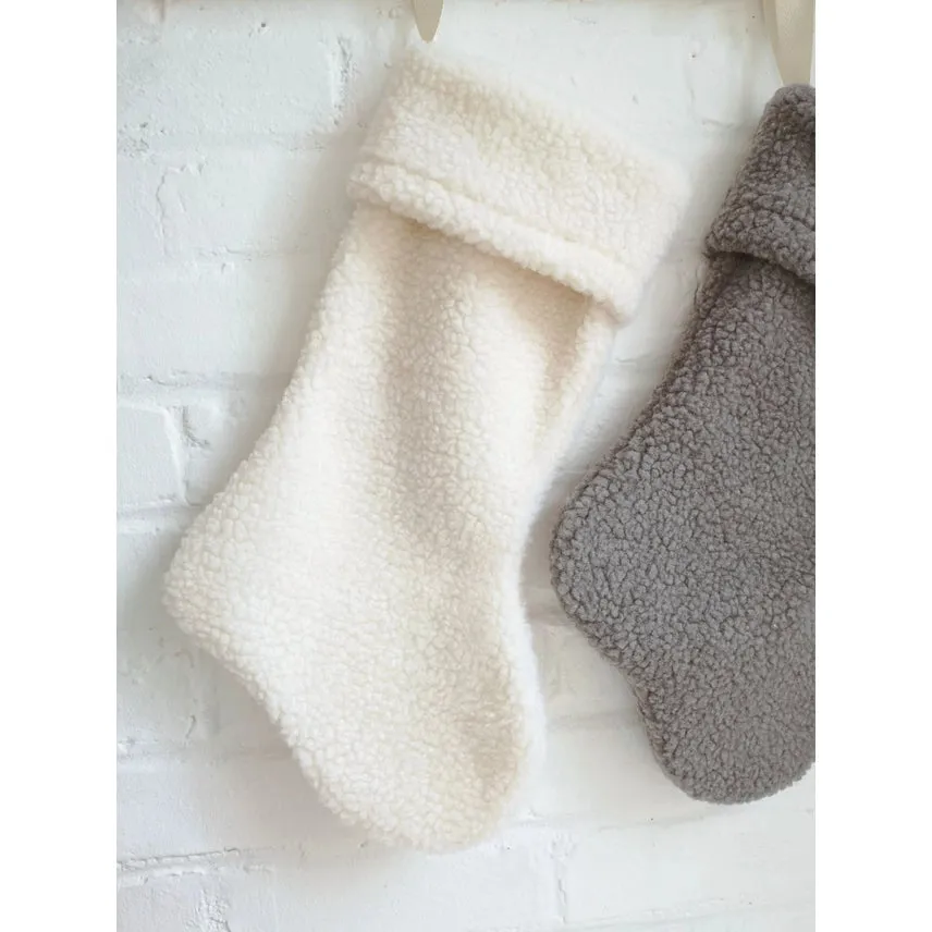 Sherpa Christmas Stocking
