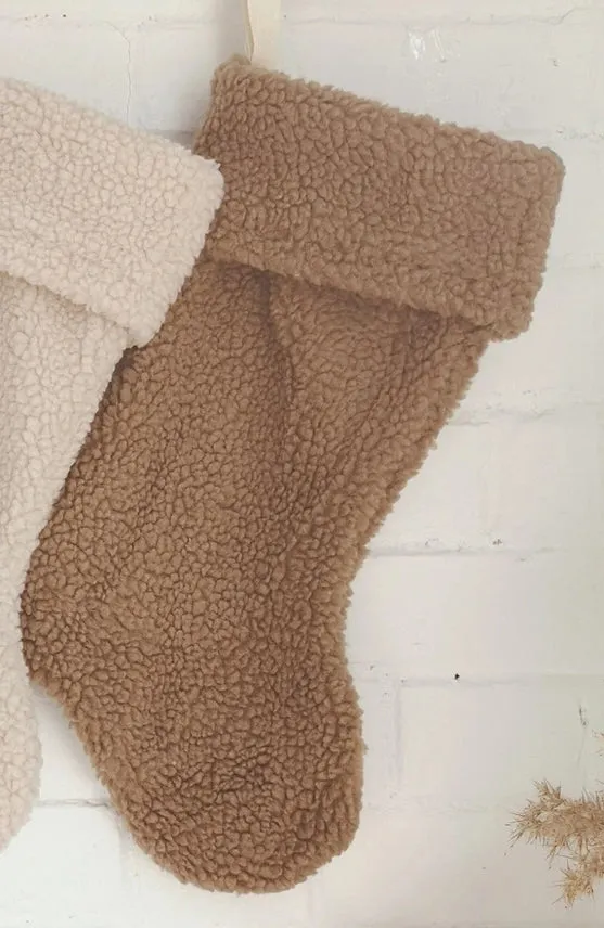 Sherpa Christmas Stocking