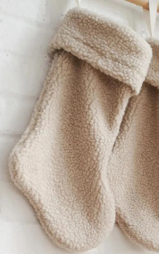 Sherpa Christmas Stocking