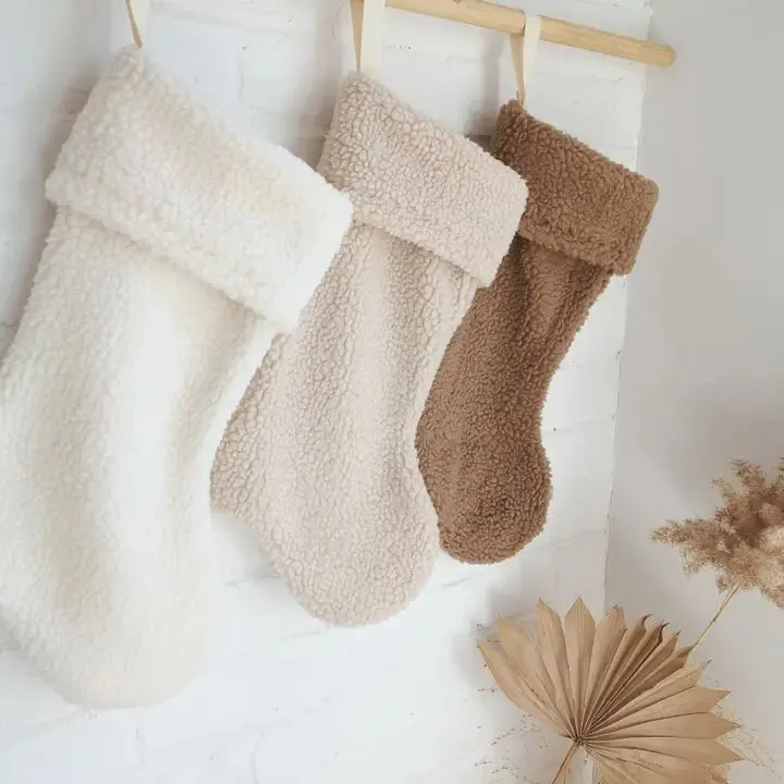 Sherpa Christmas Stocking