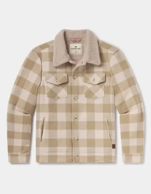 Sherpa Collar Jacket in Oat Buffalo