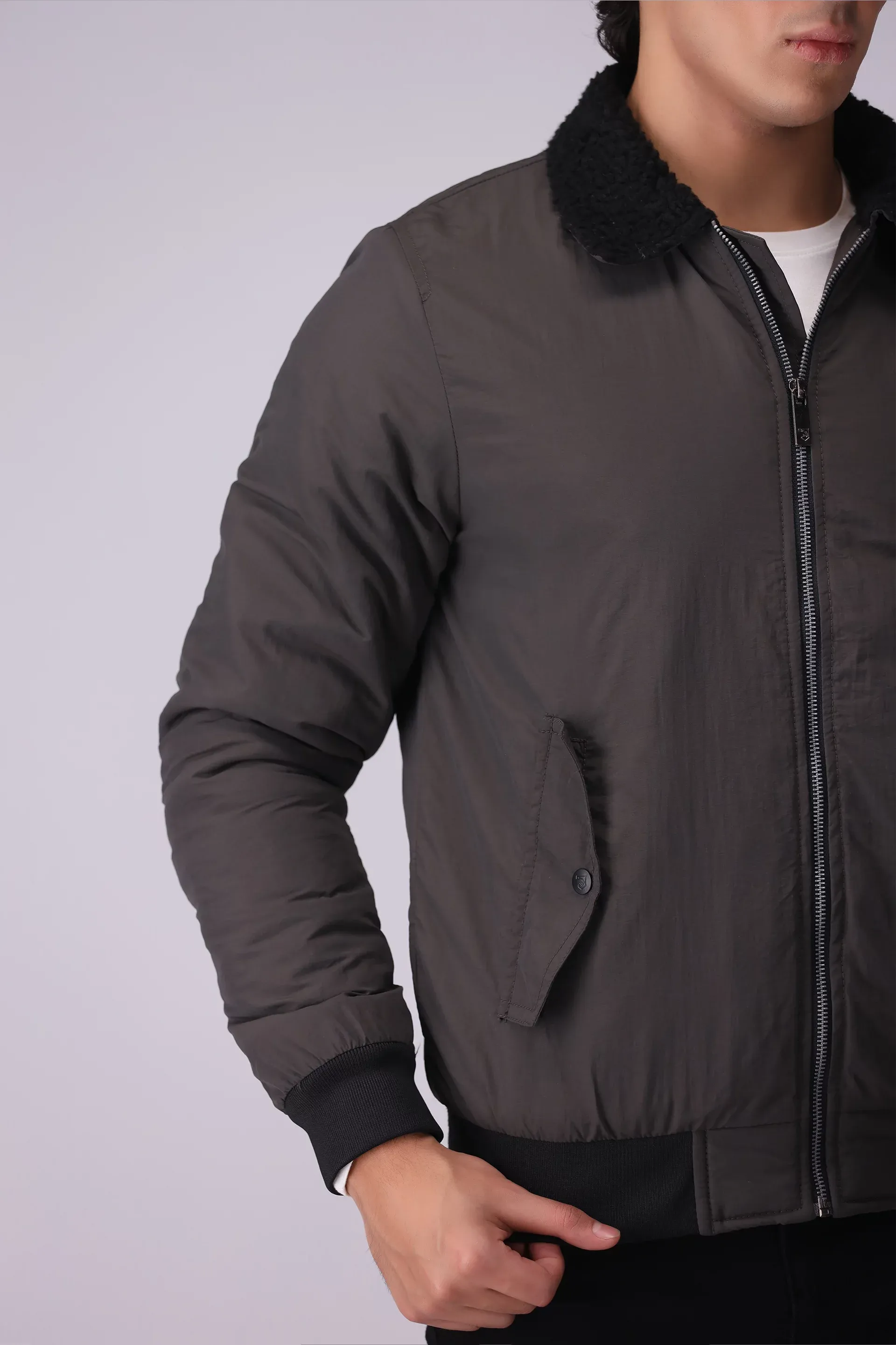 Sherpa Collar Jacket