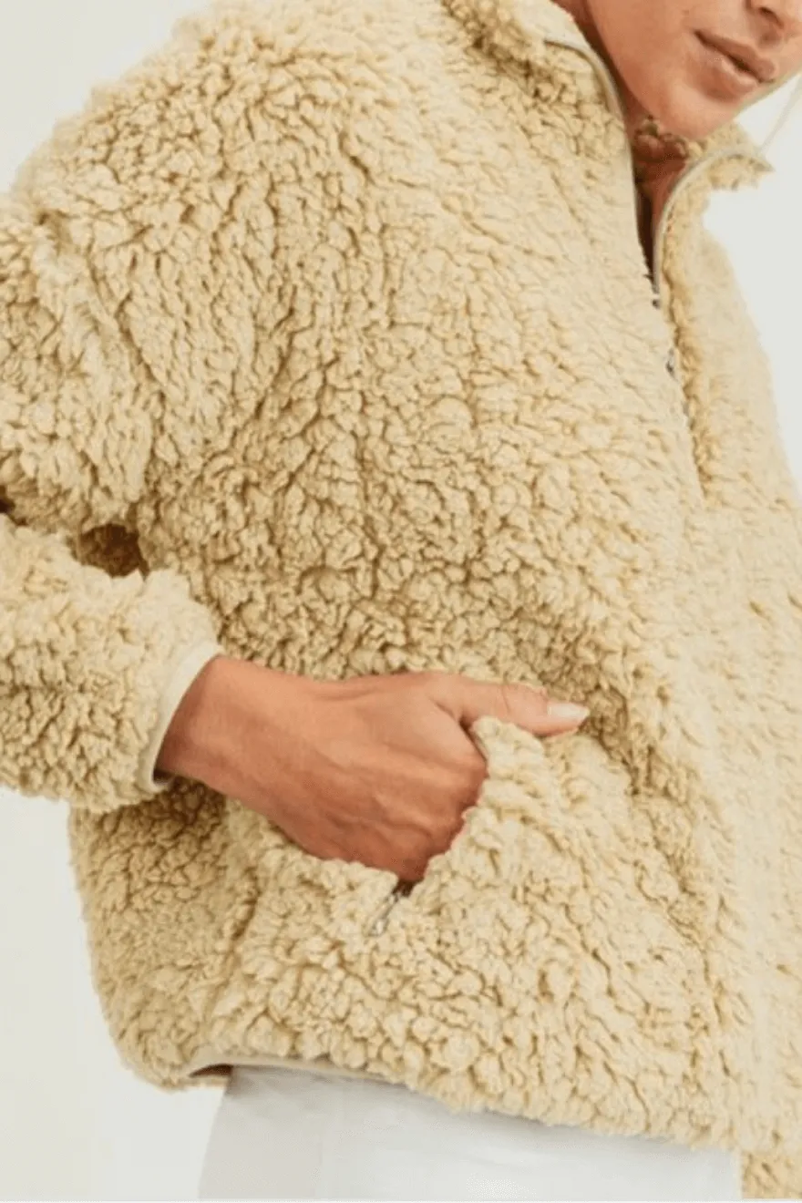 Sherpa Crop Jacket