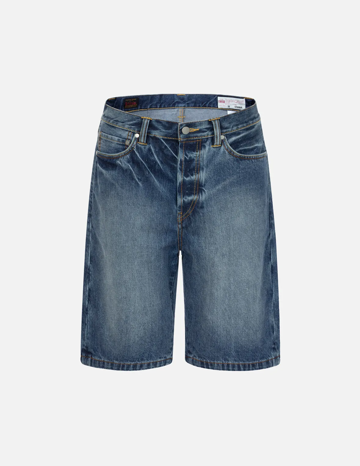 Sherpa Daicock Straight Fit Denim Shorts