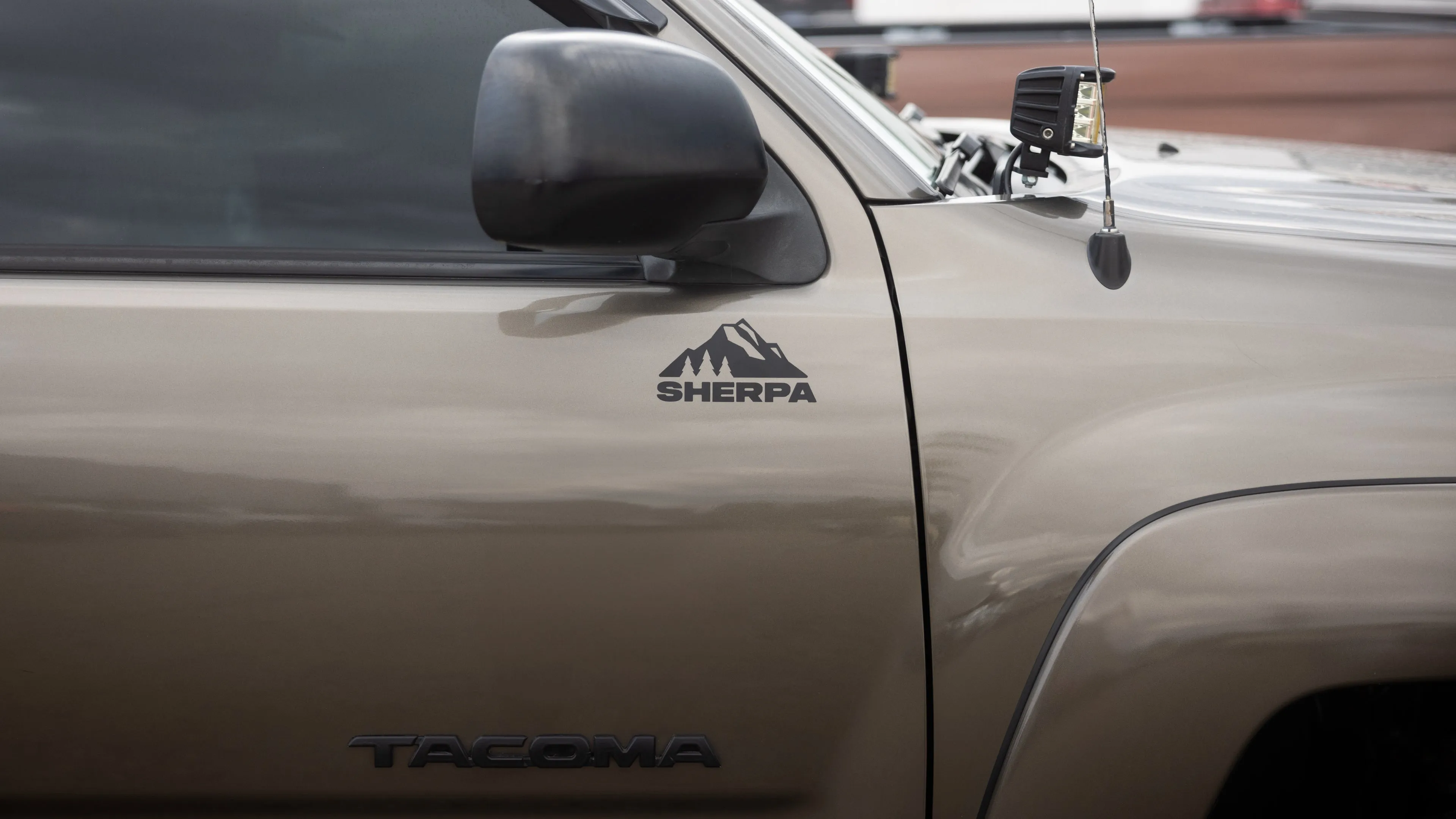 Sherpa Equipment Co. Die-Cut Transfer Sticker