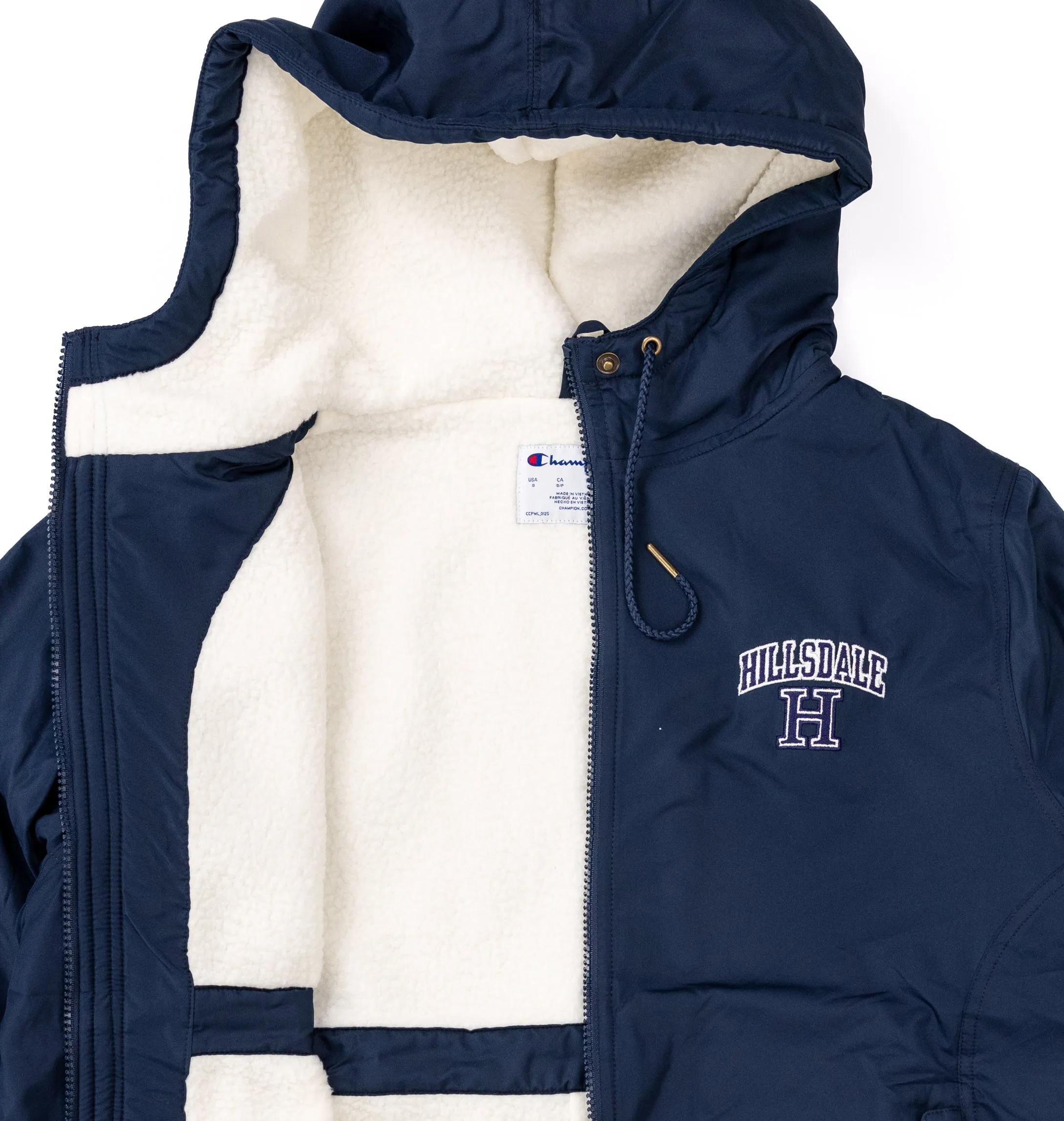 Sherpa Lined Stadium Jacket