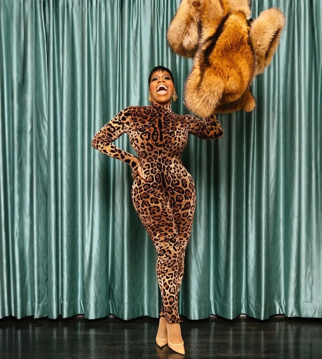 Style by Sonia Taylor Georgia Brown Poncho (As Worn by Fantasia)