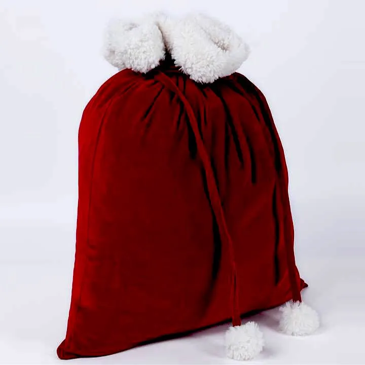 Velvet Santa Sack