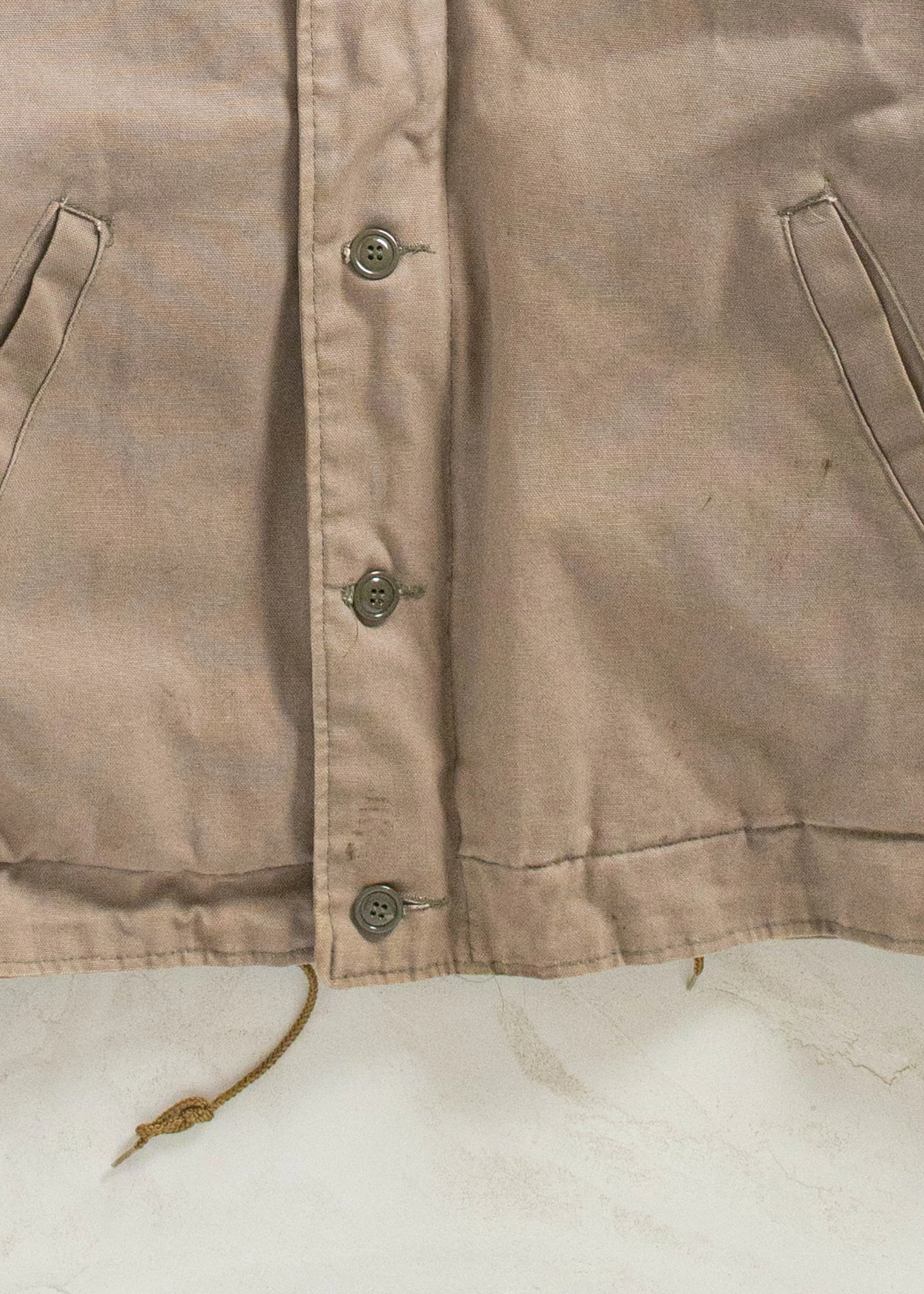 Vintage N1-2 Sherpa Lined Military Deck Jacket Size L/XL