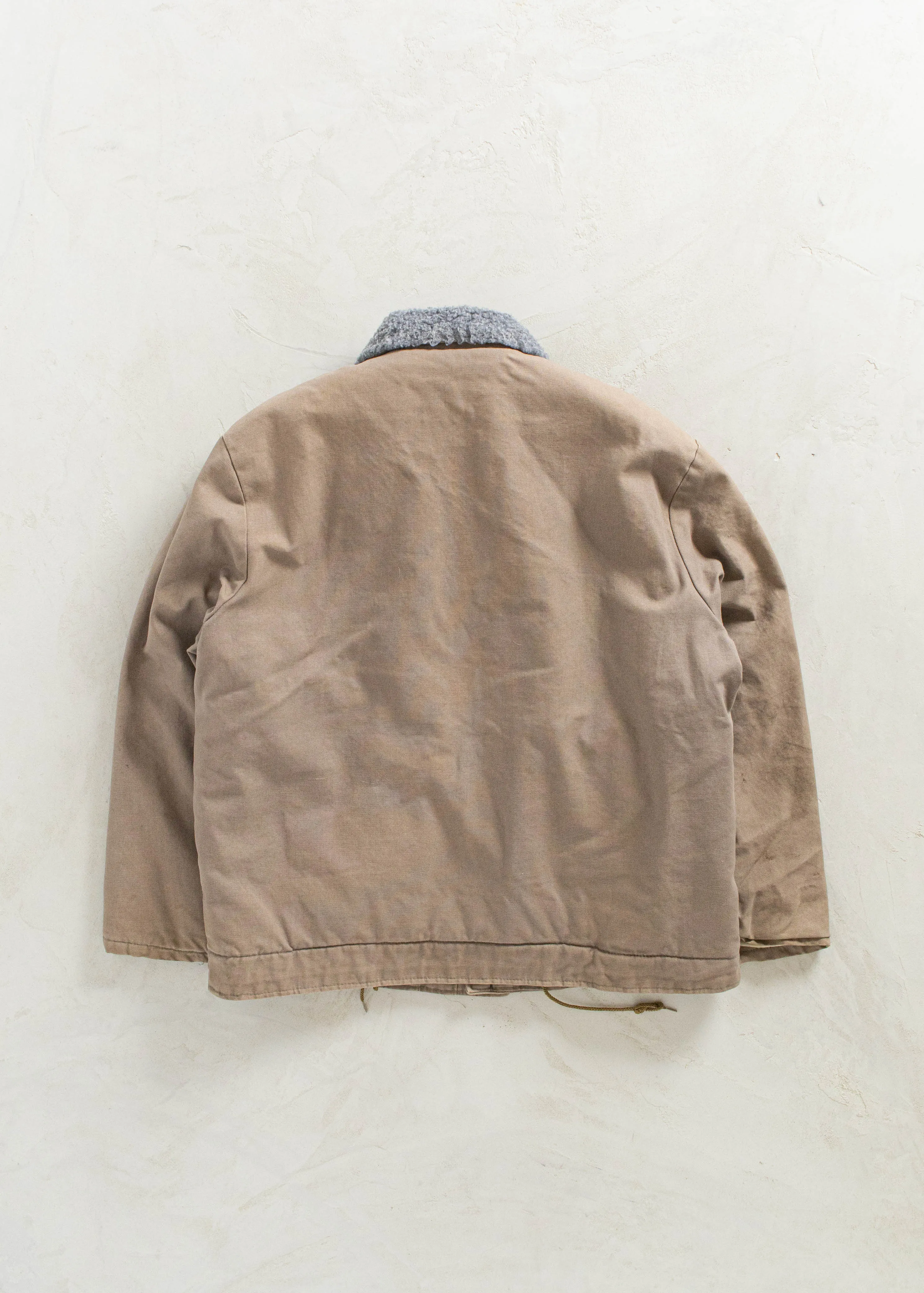 Vintage N1-2 Sherpa Lined Military Deck Jacket Size L/XL