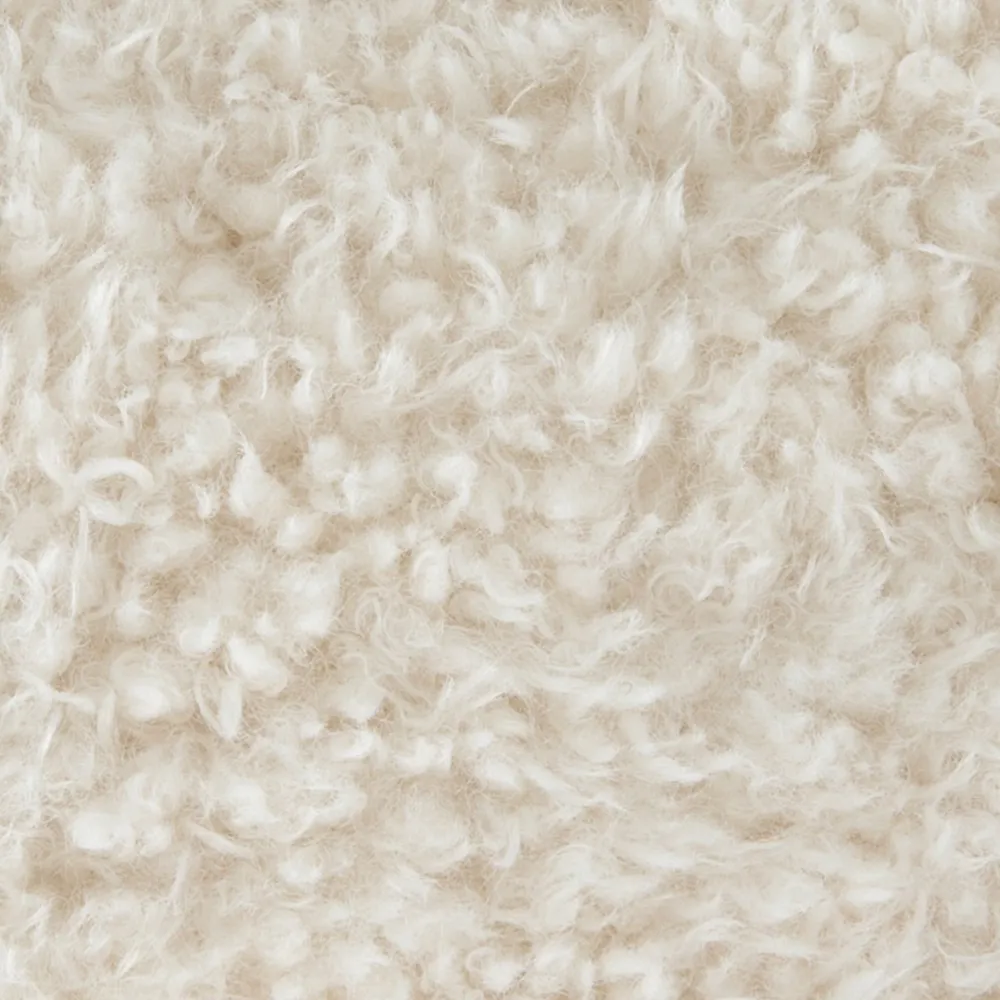 White Long Hair Sherpa