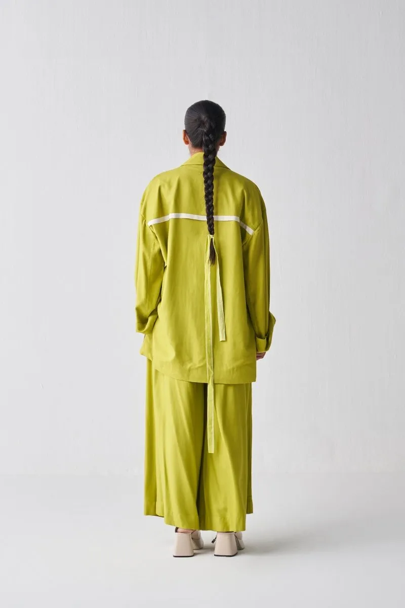 Wide Sleeve Jacket - Lime