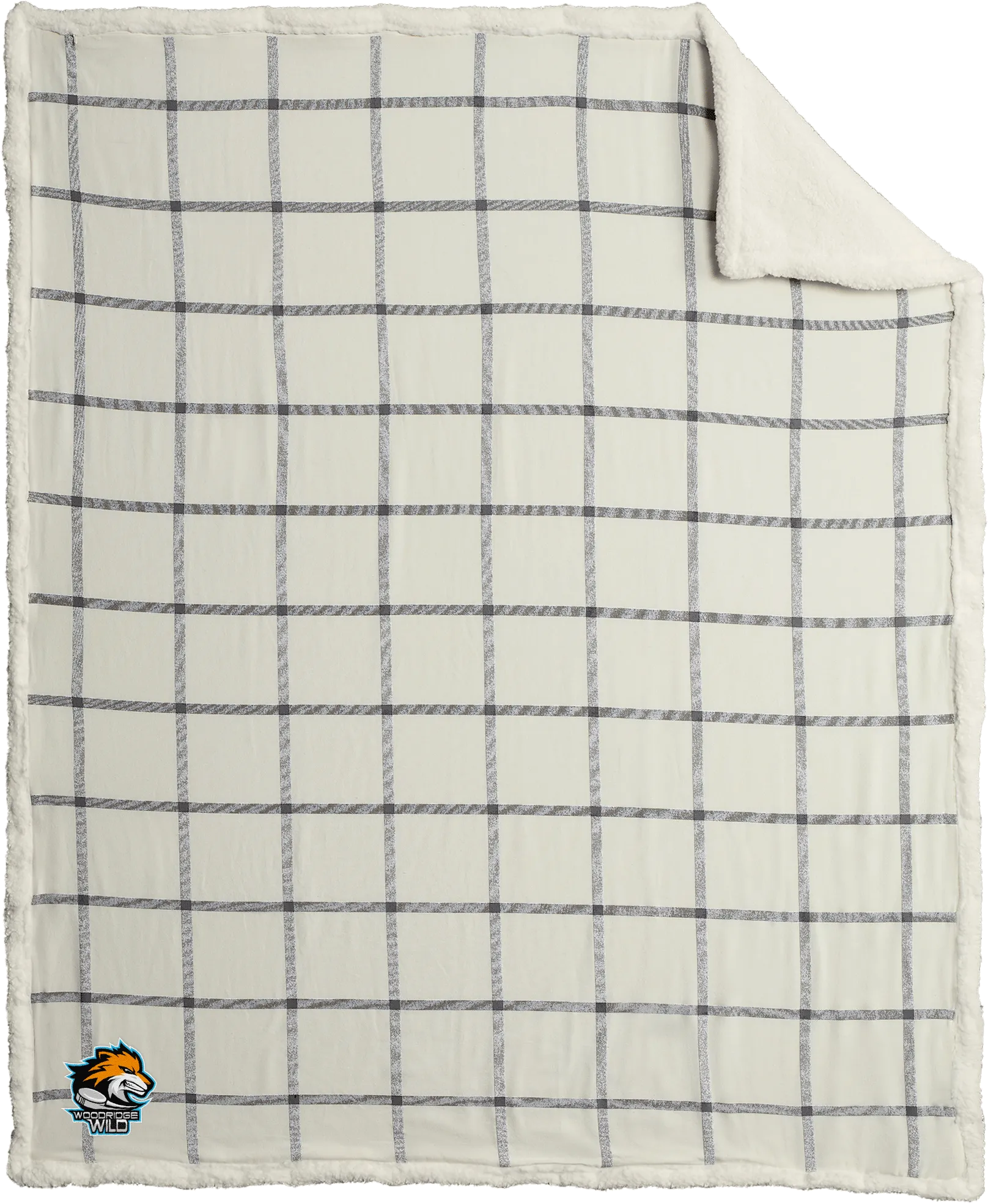 Woodridge Wild Flannel Sherpa Blanket