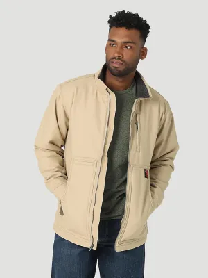 WRANGLER TOUGH LAYER SHERPA-LINED CANVAS JACKET